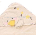 Toalla de bebé con capucha de oso y pollo, 100% algodón de calidad superior con tamaño extra 90 * 90cm, regalo ideal, unisex y útil